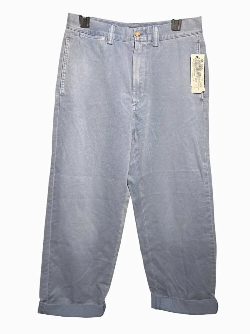 NWT Polo Ralph Lauren Petite Light Blue Straight-Leg Chino Pants 2P MSRP $198